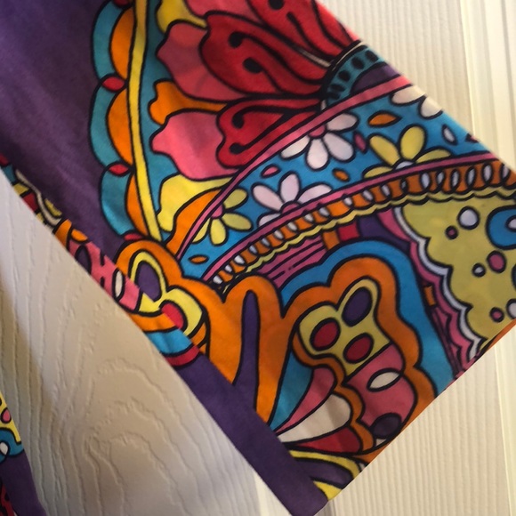 Lilly Pulitzer Purple Multicolor Midi Dress - Picture 4 of 4